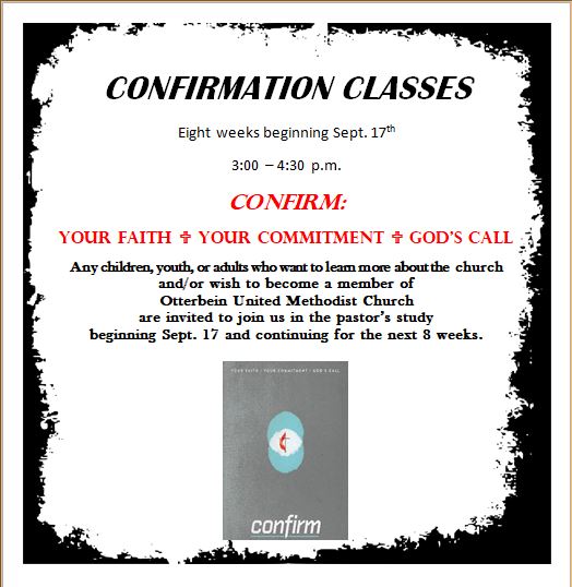 Confirmation Classes